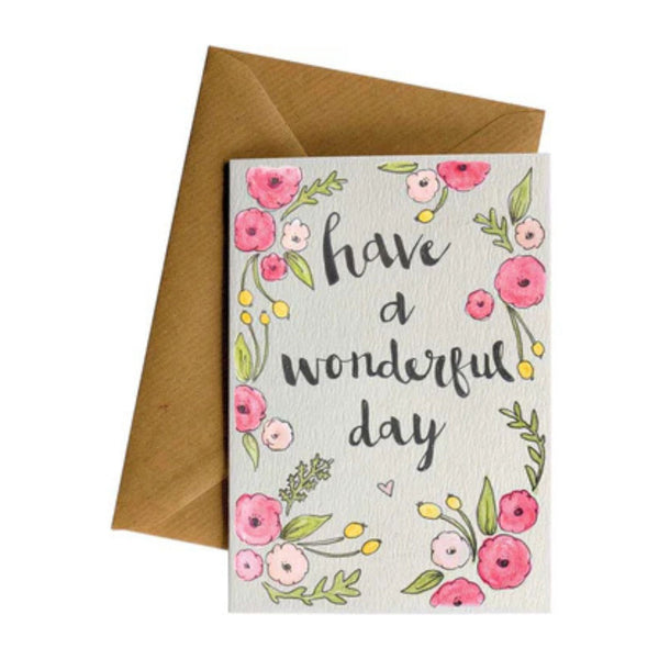 Wonderful Day Greeting Card