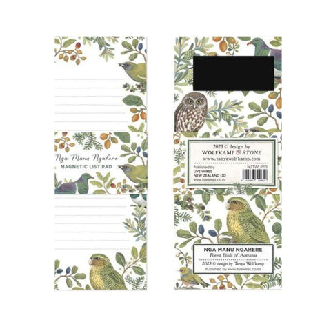 Nga Manu Magnetic List Pad