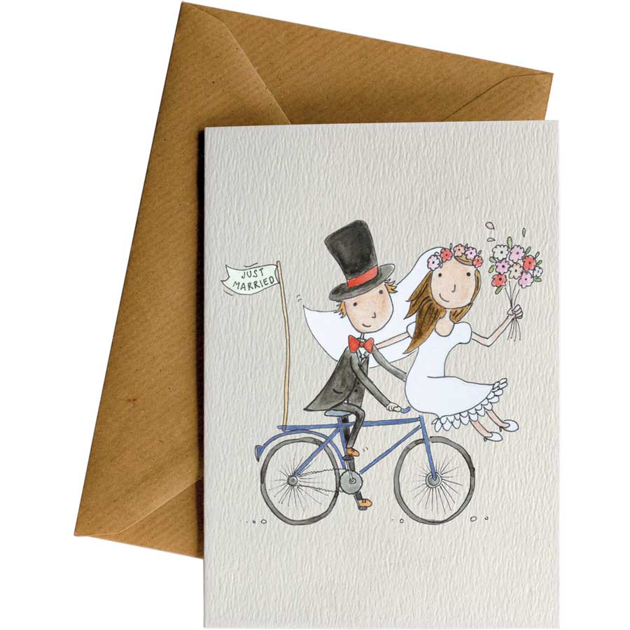 Little Difference - Just Married Greeting Card