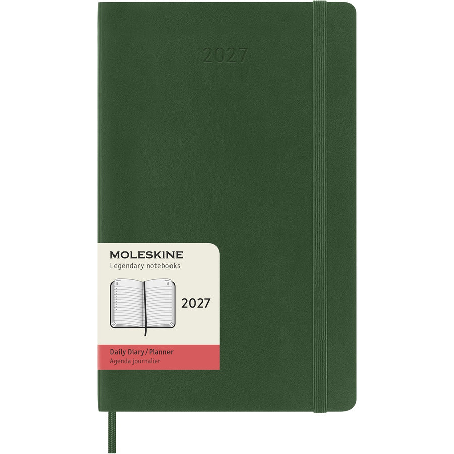 2027 Moleskine Weekly Hard Cover Diary Large Green
