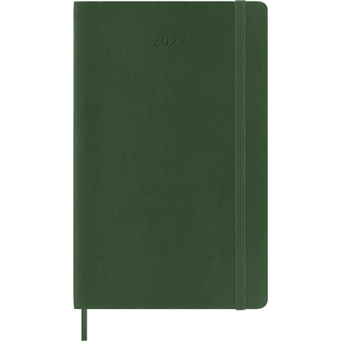 2027 Diary Moleskine 12 Month Weekly SC Large Myrtle Green
