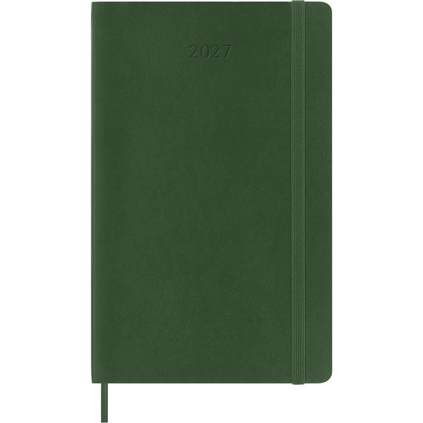 2027 Diary Moleskine 12 Month Weekly SC Large Myrtle Green