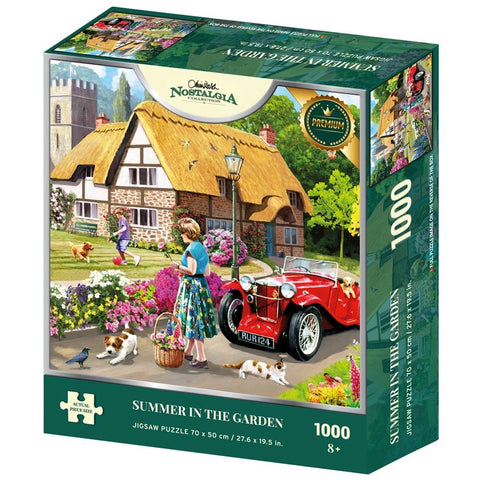 Nostalgia 1000pce Jigsaw - Summer in the garden