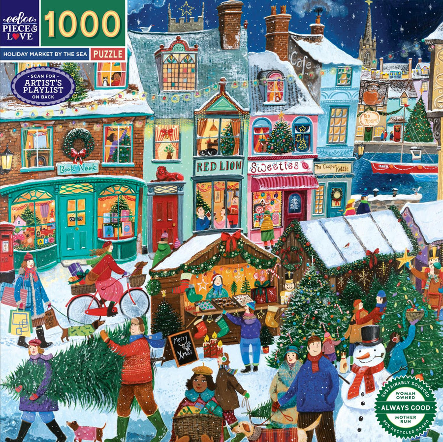Holiday Market by the Sea 1000 pc Jigsaw