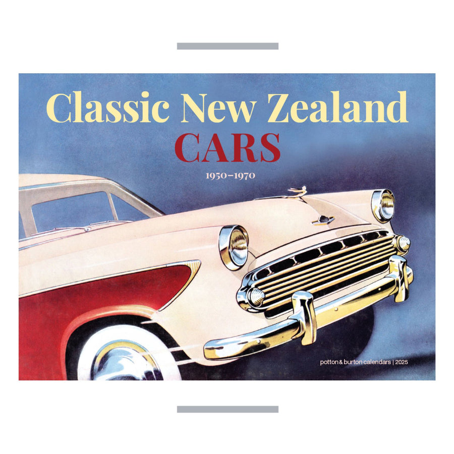 2025 Calendar Classic New Zealand Cars
