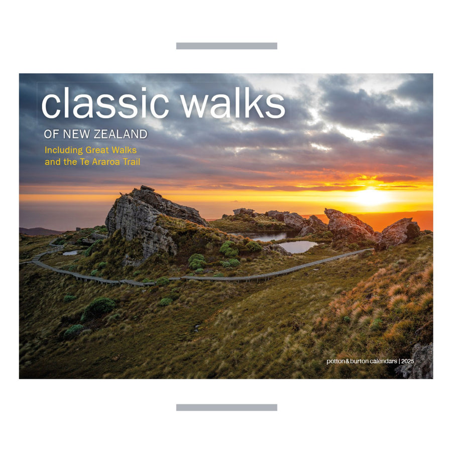 2025 Calendar Classic Walks of New Zealand