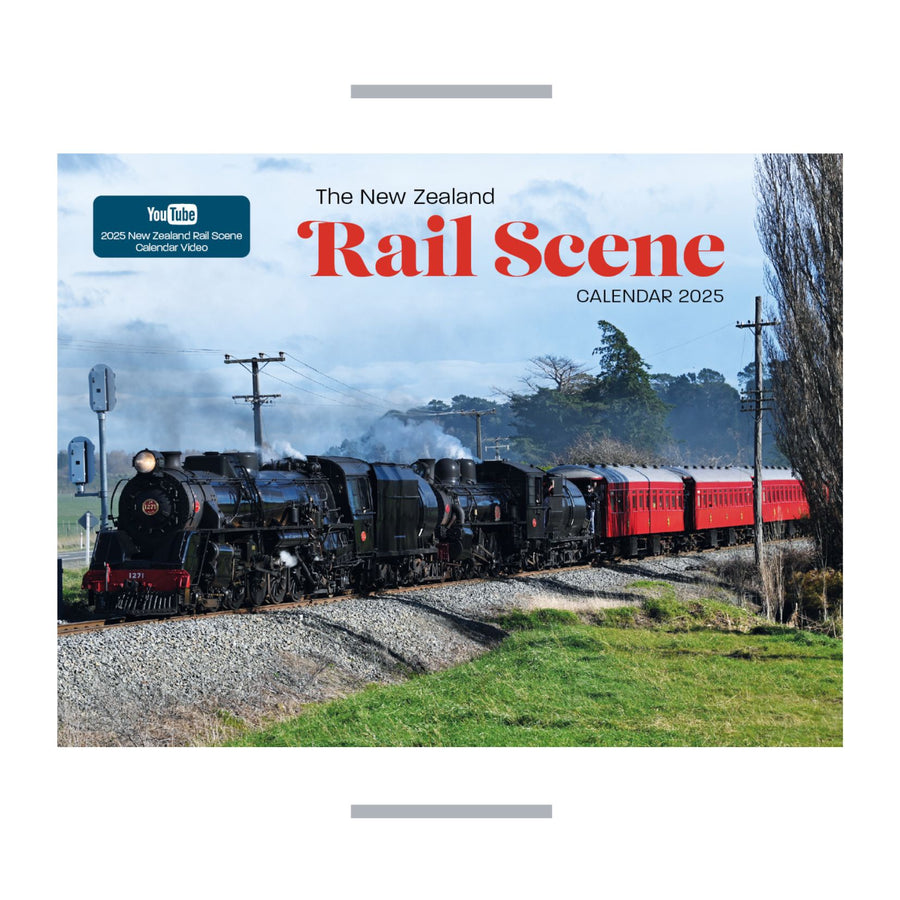 2025 Calendar New Zealand Rail Scenes