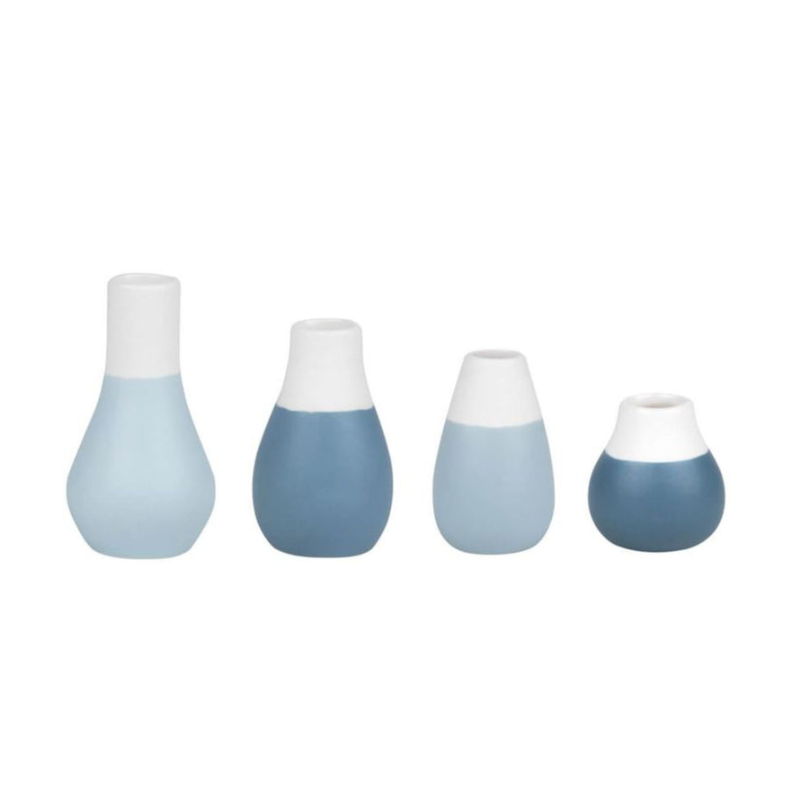 Mini Vases - Blue Pastel- Set of 4 - Rader