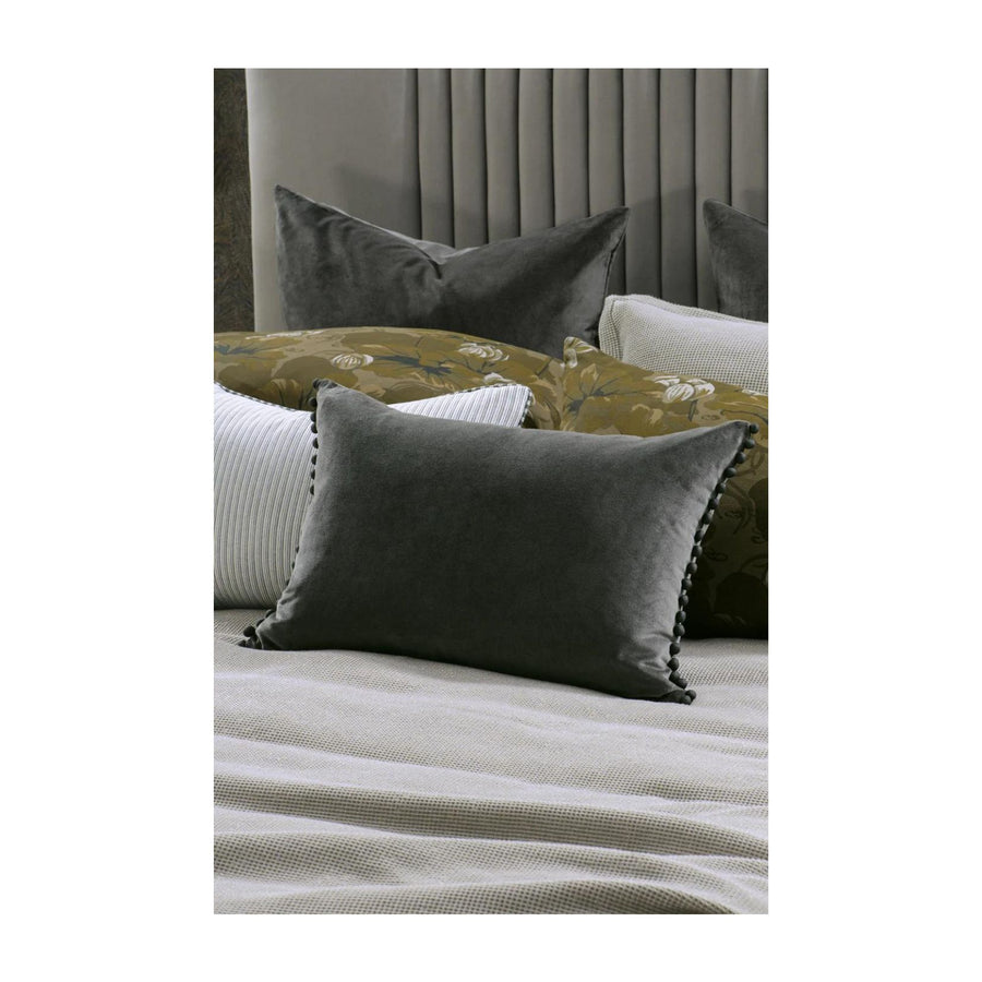 Mateo Graphite Cushion - 60 x 40cm