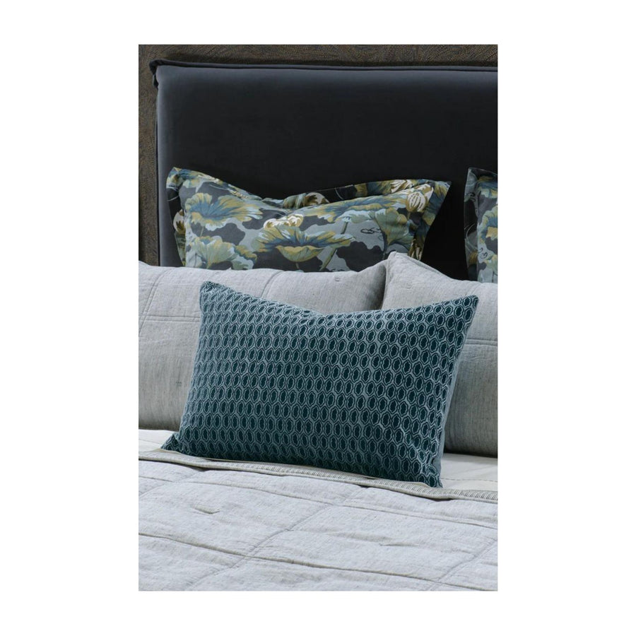 Lilypad Cushion - 60x40cm - Ocean