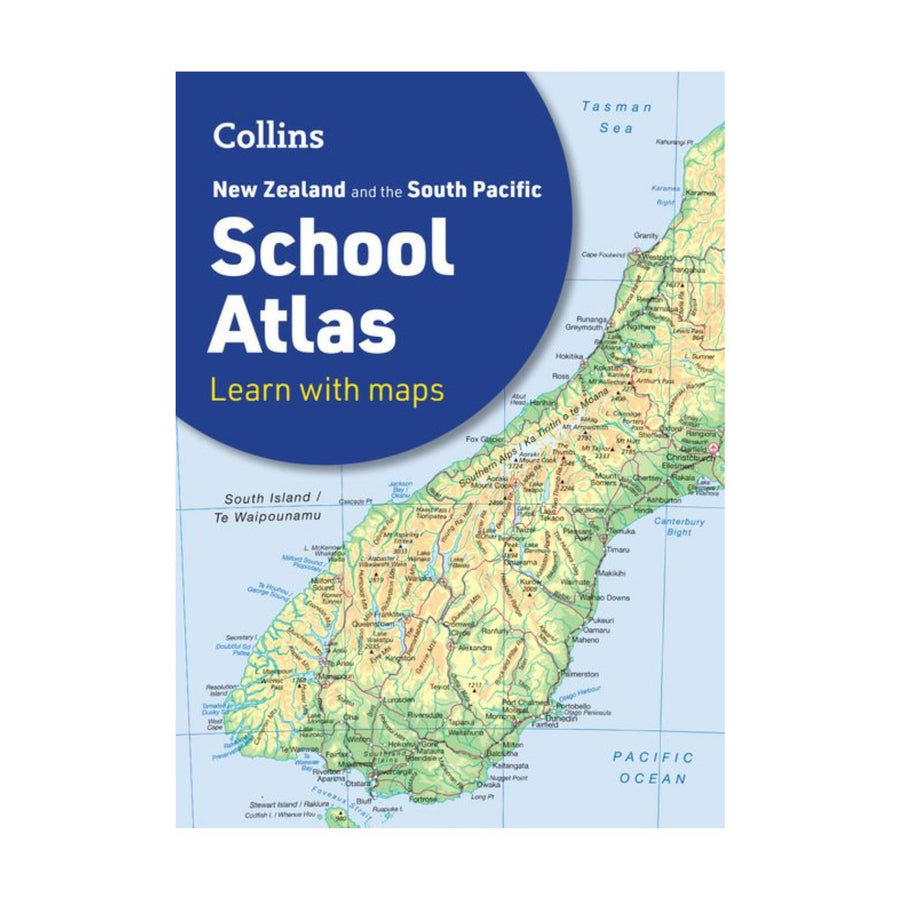 School Atlas, New Zealand and the South Pacific