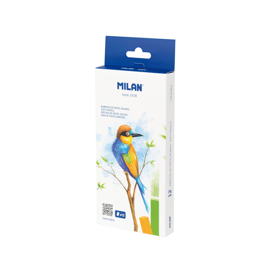 Milan Soft Pastel Paint Set  - 12 Colours