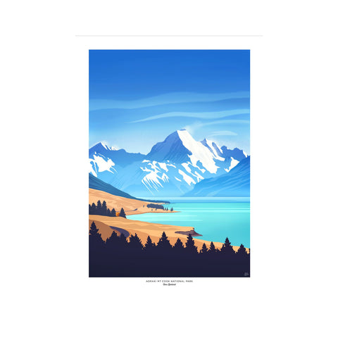 Aoraki NP A2 Poster