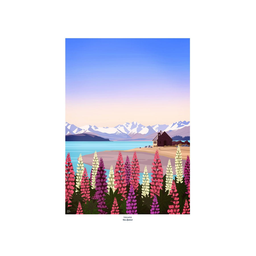 Tekapo A2 Poster