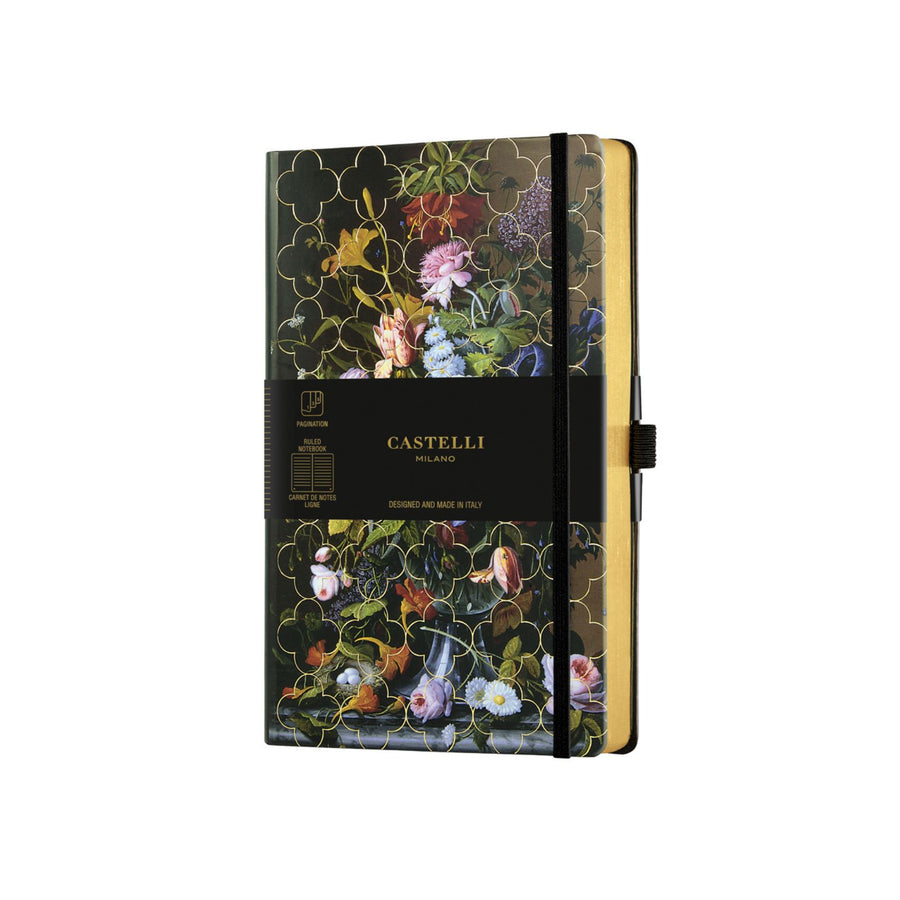 Castelli Notebook A5 Ruled Vintage Peony