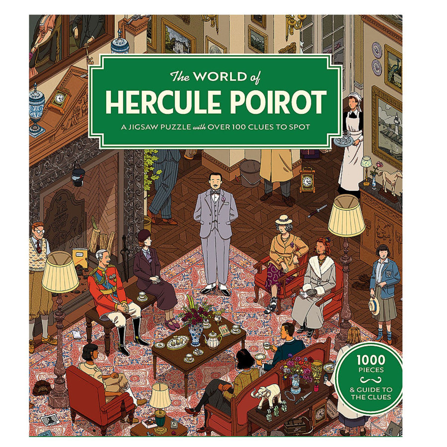 World of Hercule Poirot 1000pc Jigsaw