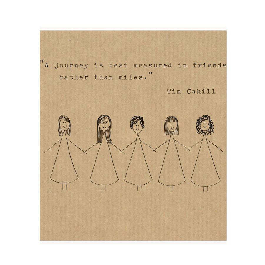 A journey Greeting Card