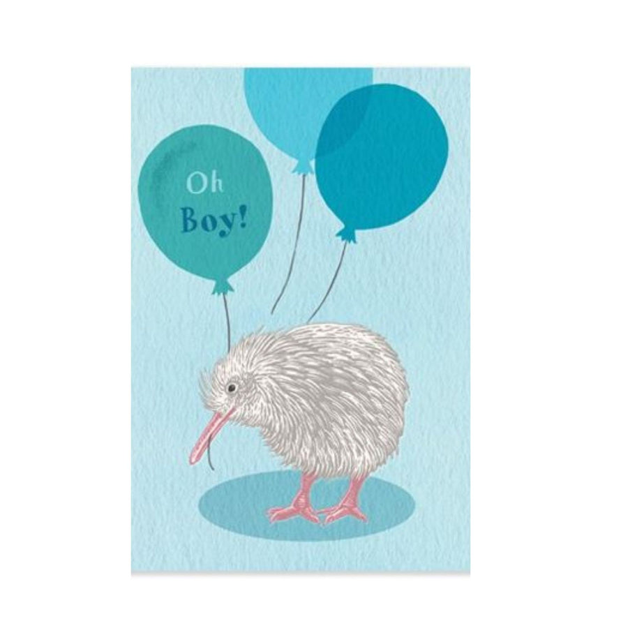 Baby boy kiwi greeting card
