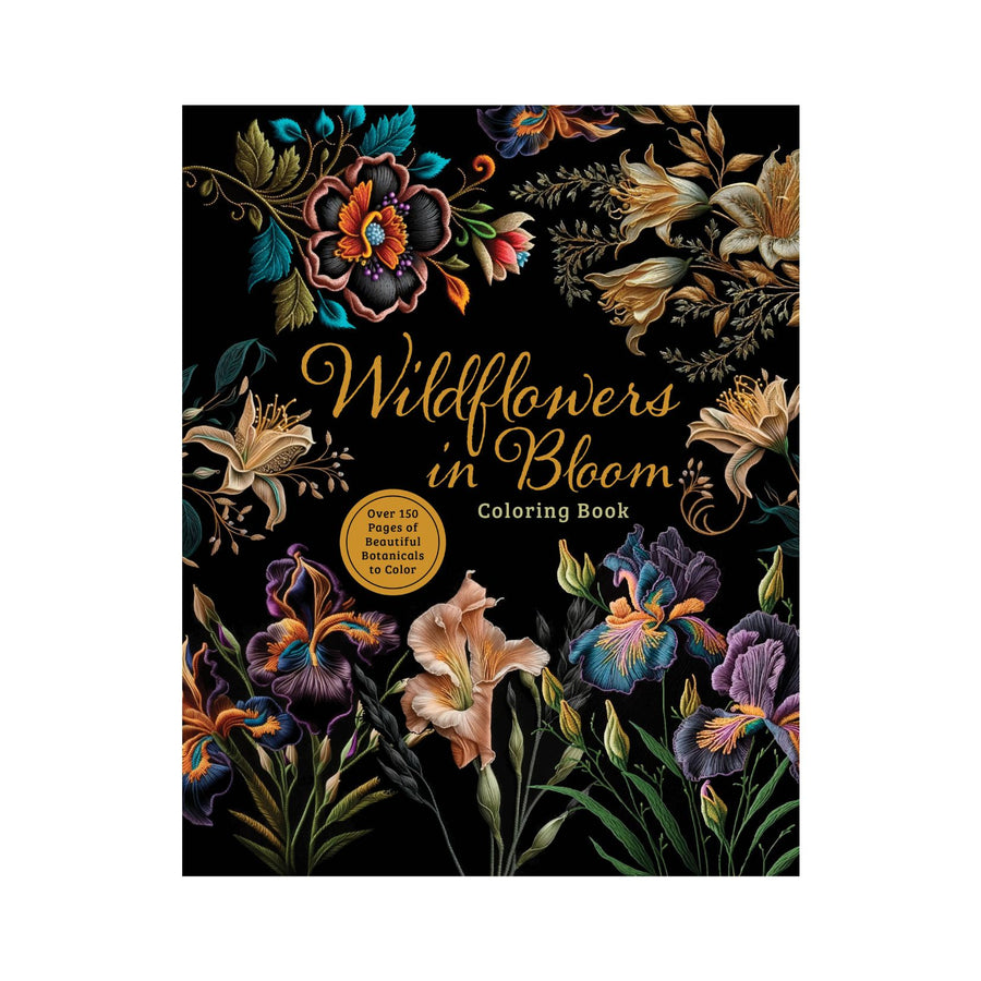 Wildflowers in Bloom Coloring Book