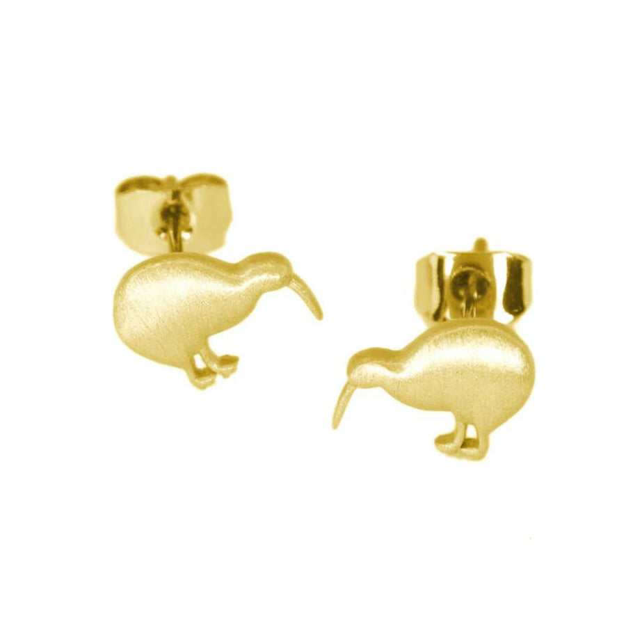 Kiwi Studs - Gold