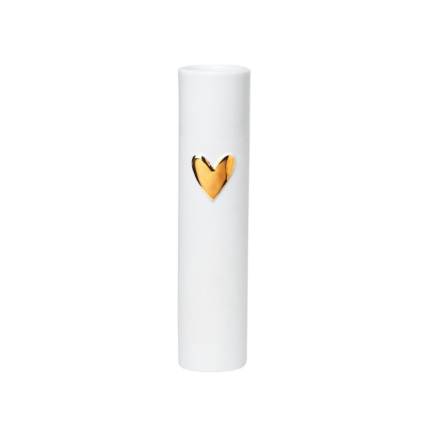 Gold Heart Vase - Large