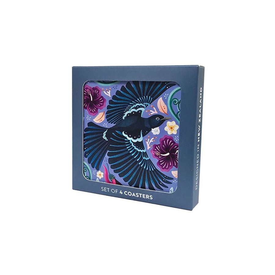 Tuneful Tui - Set of 4 Coasters
