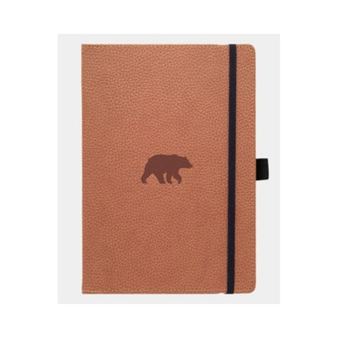 Dingbats A4 Notebook Brown Bear Lined