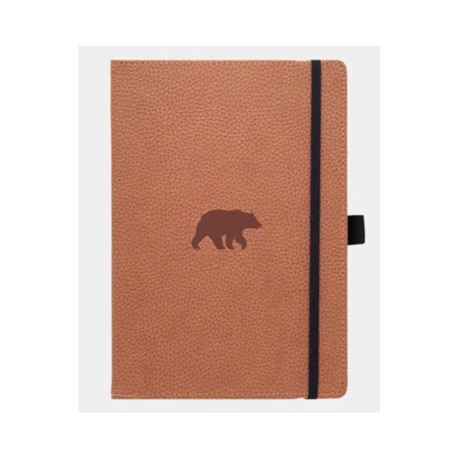 Dingbats A4 Notebook Brown Bear Lined