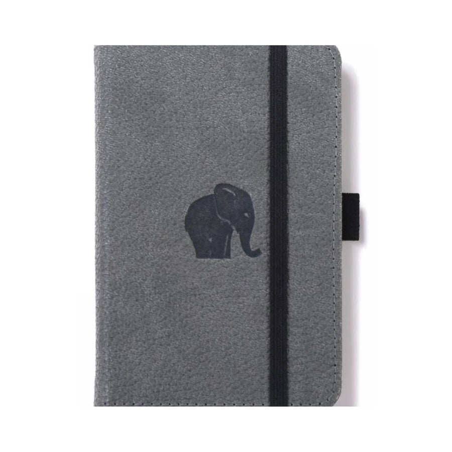 Dingbats Wildlife Notebook Grey Elephant Plain A4