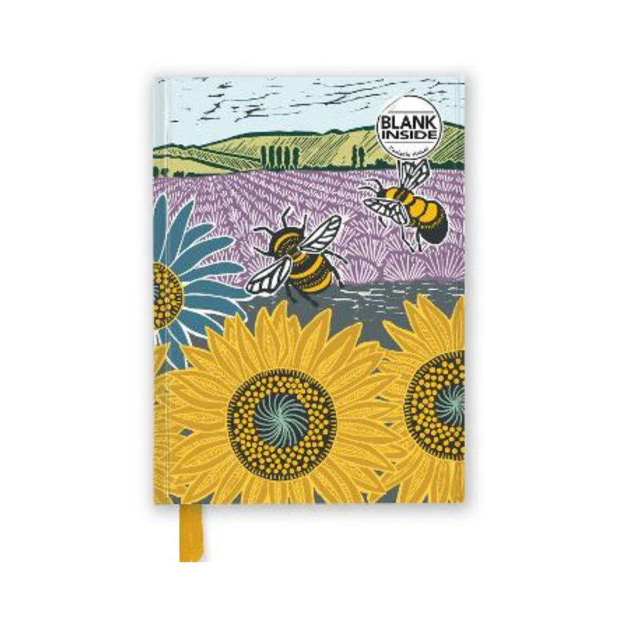 Sunflower Fields Foiled Notebook