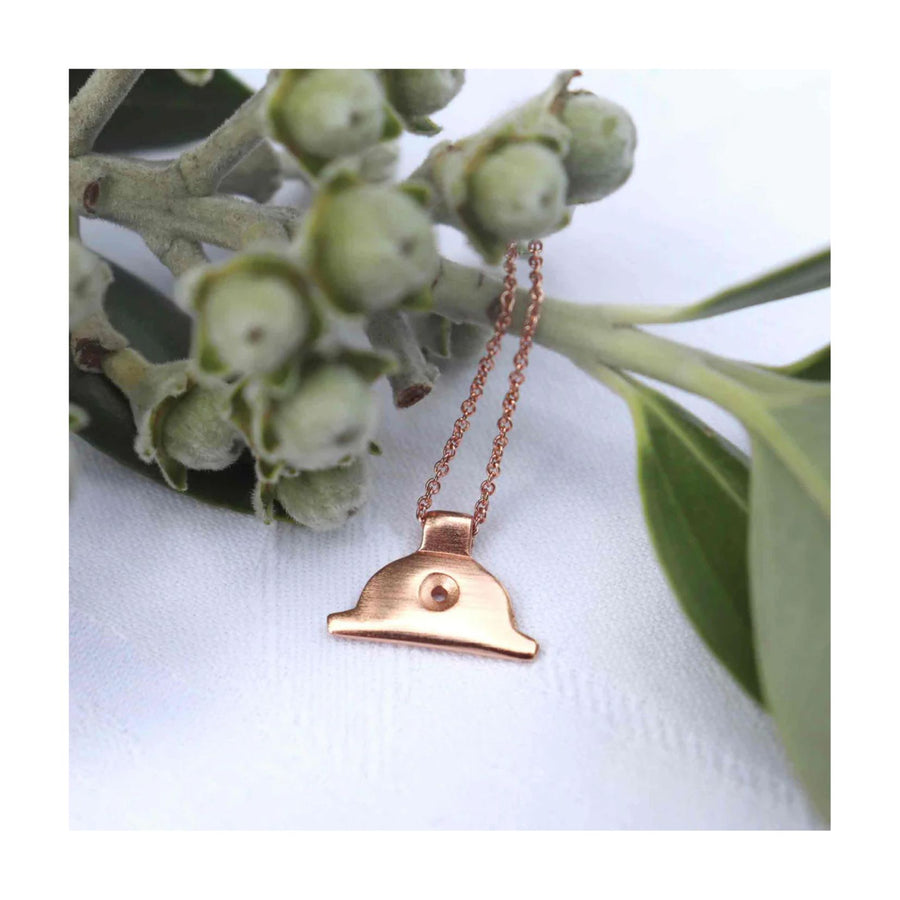 Shepherd Whistle Necklace - Rose Gold