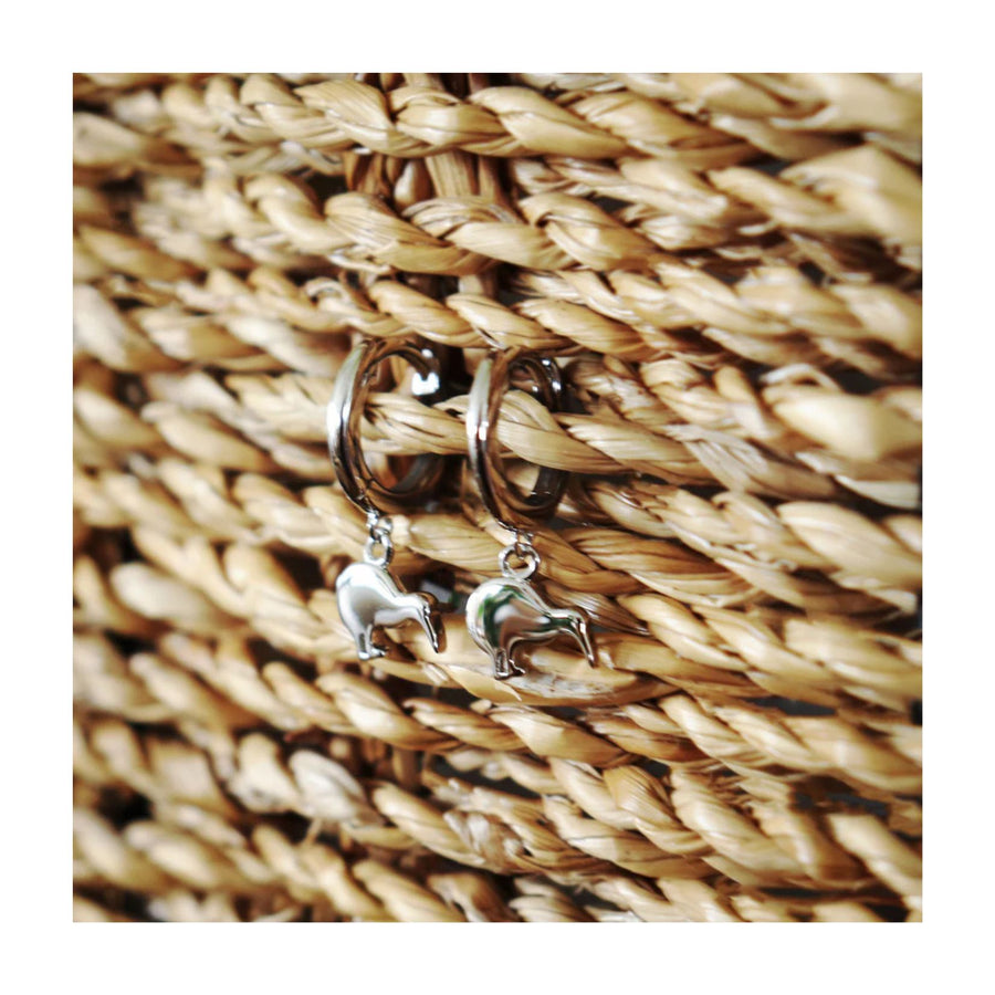 Kiwi Huggies - Sterling Silver