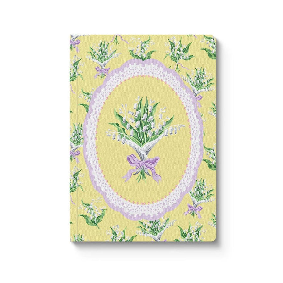 Yellow Lily Of The Valley Notebook