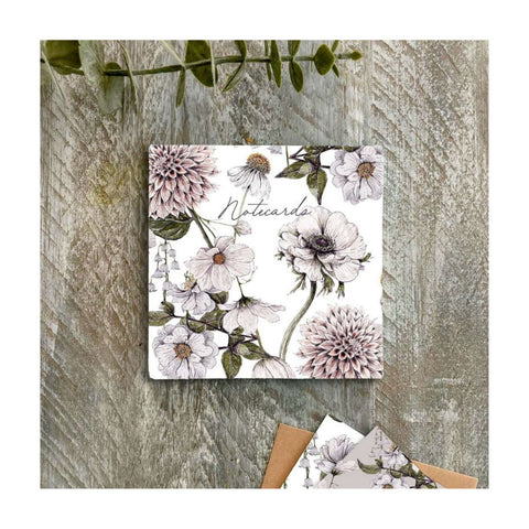 Flowers Assorted NoteCard Set 8Pkt