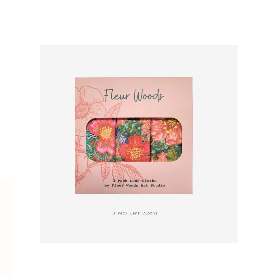 Fleur Woods 3 Pack Lens Cloths