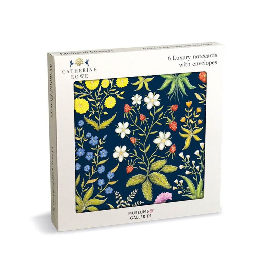 Medieval Flowers 6pkt Notecards