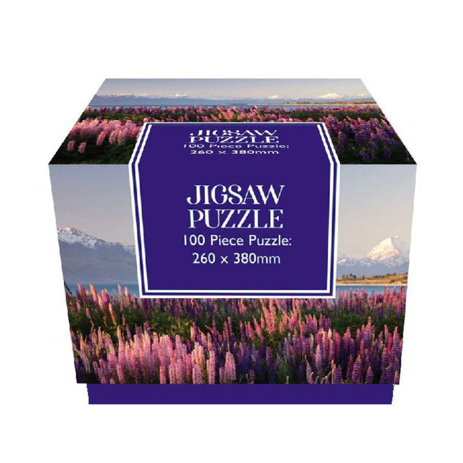 Lupins Cube 100 pc Jigsaw