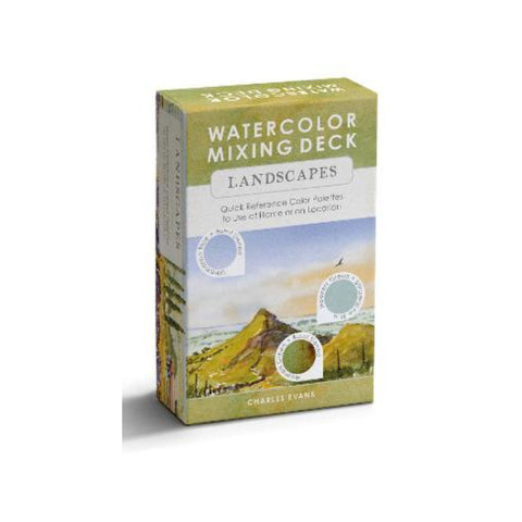 Watercolor Mixing Deck Landscapes
