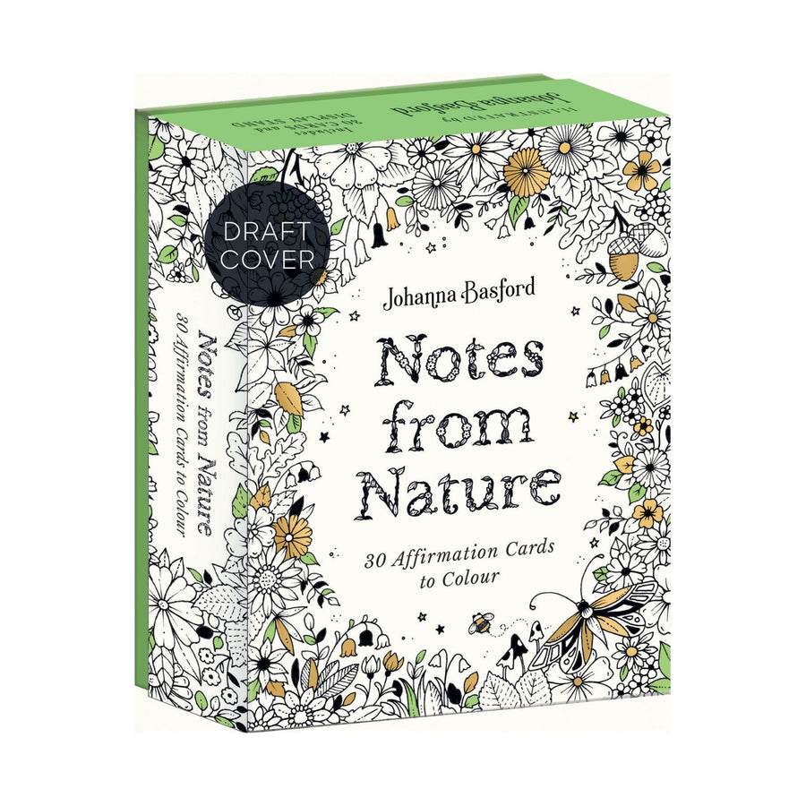 Notes from Nature - 30 Affirmation Cards to Colour