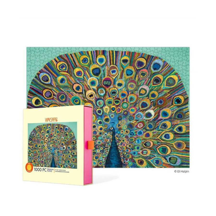 Peacock 1000pc Foil Jigsaw