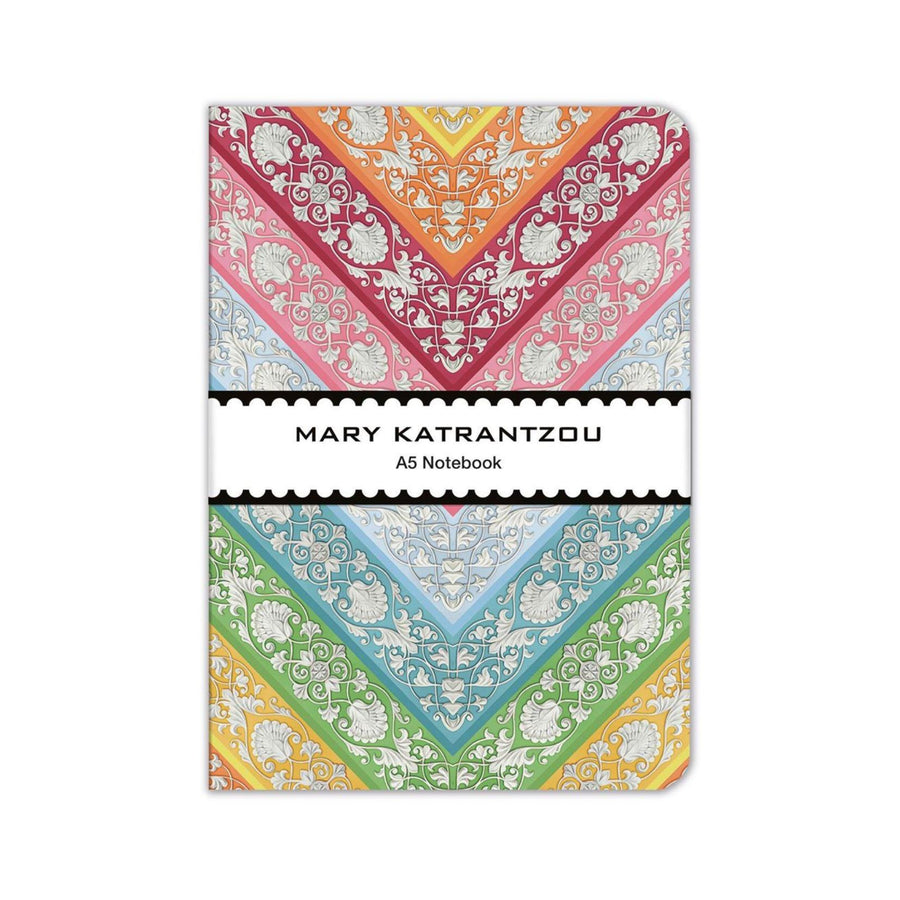 Rainbow Chevron Luxury Notebook