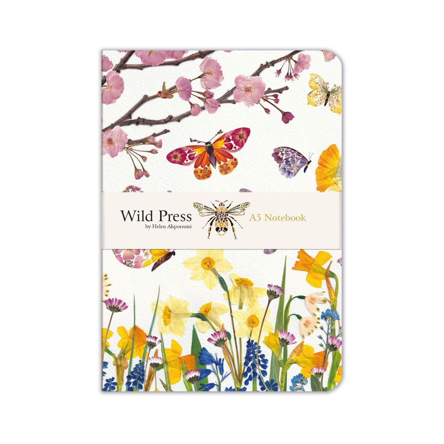 Wildflowers & Butterflies A5 Luxury Notebook