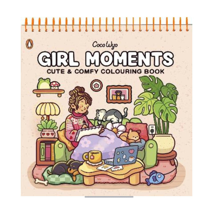 Girl Moments, Cute & Comfy Colouring Book