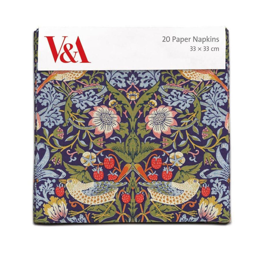 Strawberry Thief Paper Napkins Pkt 20