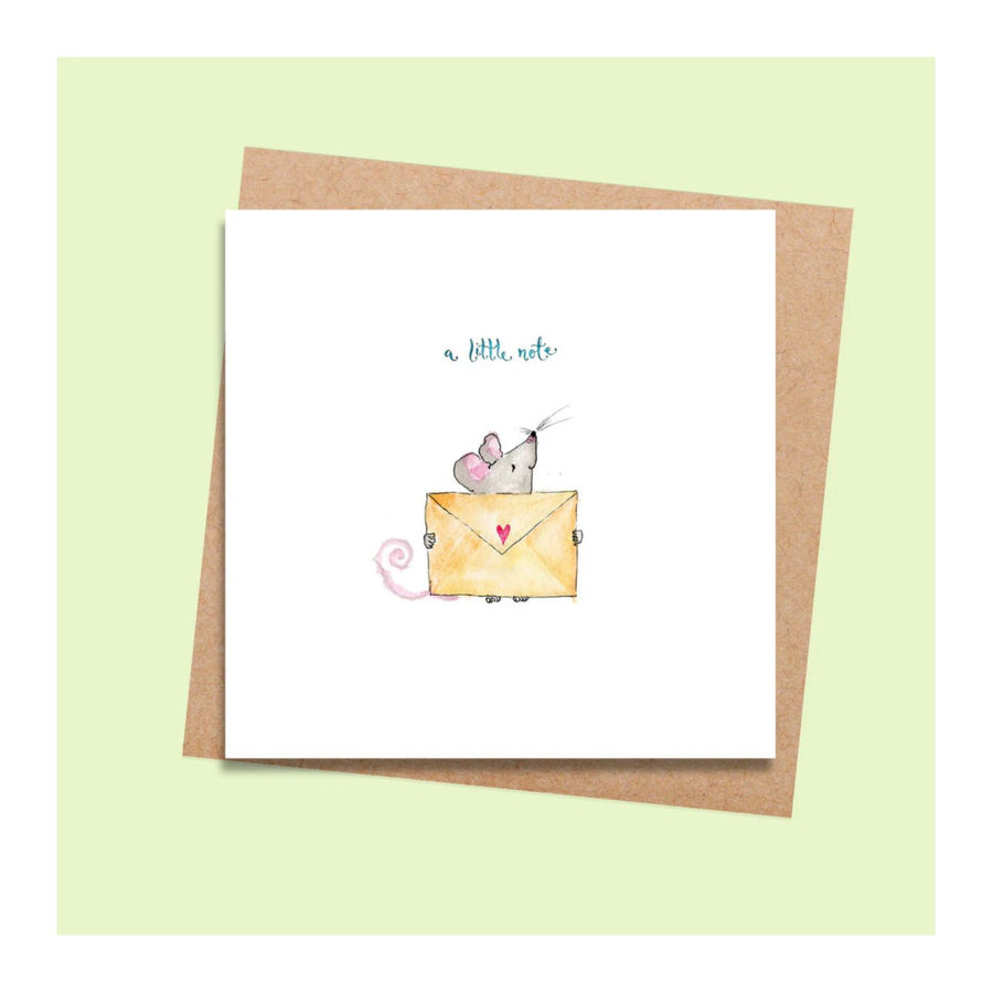 A Little Note Greeting Card