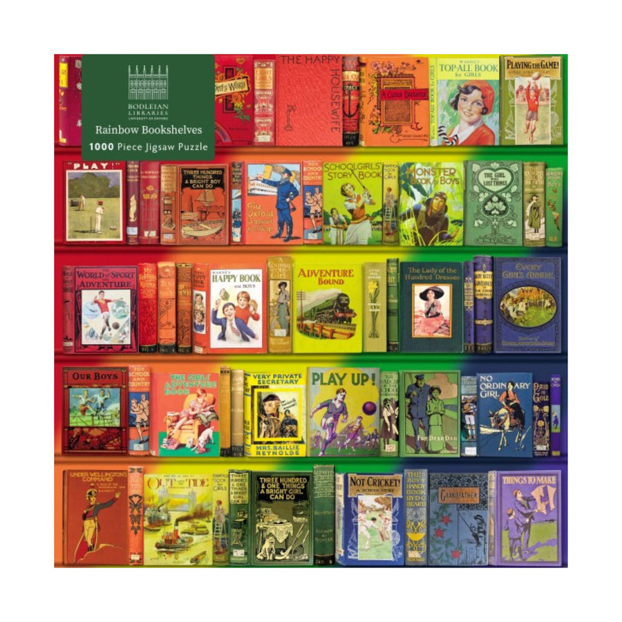 Bodleian Libraries Rainbow Bookshelves 1000pc Jigsaw