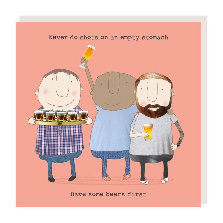 Beers First Greeting Card