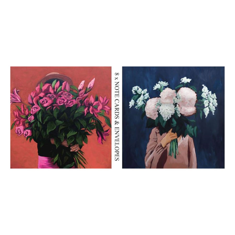 Midnight Blooms Notecards 8pkt