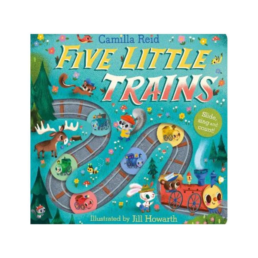 Five Little Trains Board Book