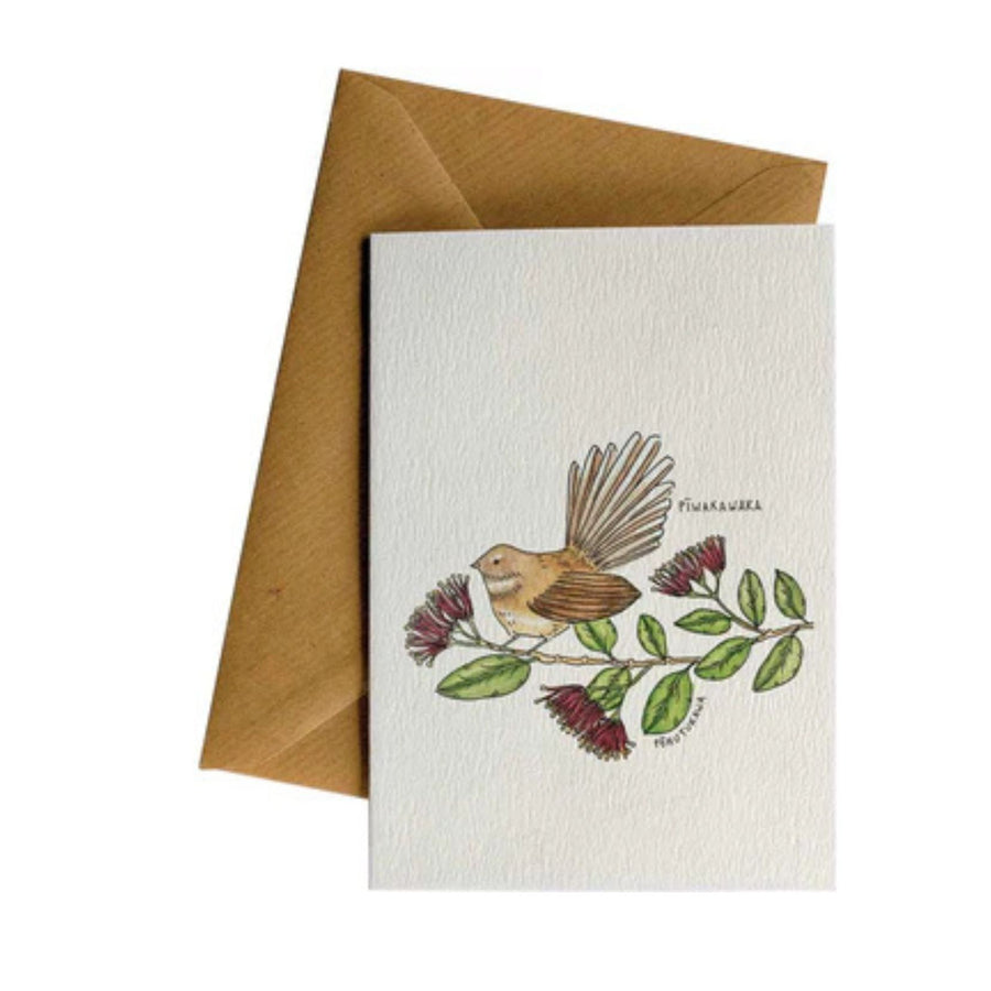 Piwakawaka Fantail Greeting Card